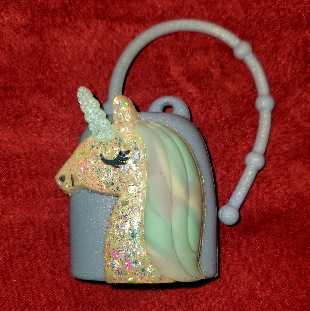 🦄 Bath and Body Works glittery unicorn light up pocketbac holder🦄